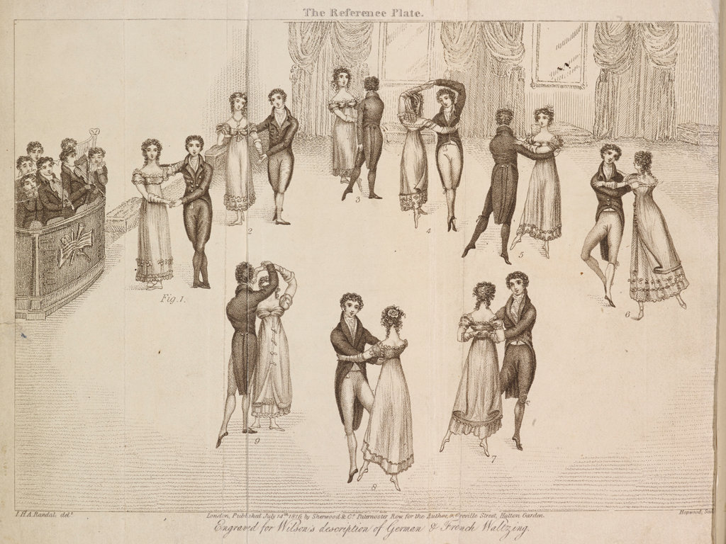 A description of the correct method of waltzing ...