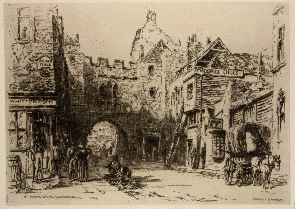 Etchings of Old London. By Ernest George, etc..